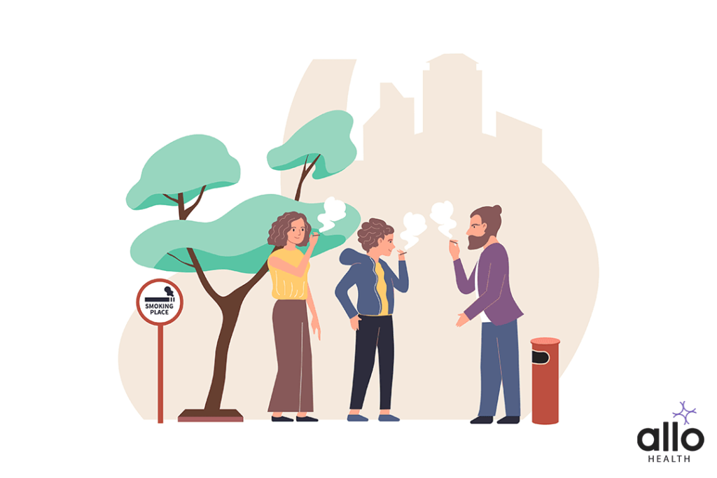 Complications & Prevention Of Erectile Dysfunction 2 Smoking Addiction Flat Composition