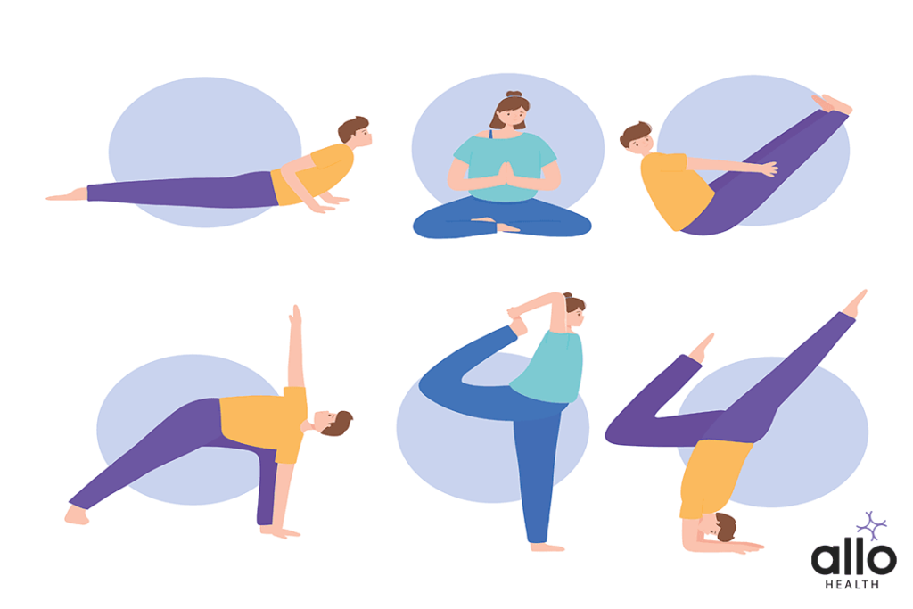 Cognitive Behavioral Therapy For Erectile Dysfunction 1 cartoon characters doing exercises for erectile dysfunction