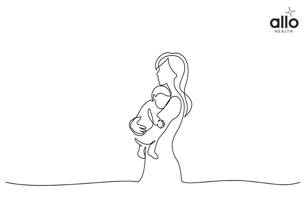 Vaginismus Causes 2 mother holding a baby