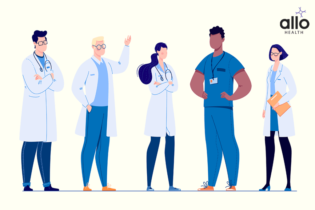 Low Libido In Men 1 Doctors in cartoon discussing about the treatment of Low Libido