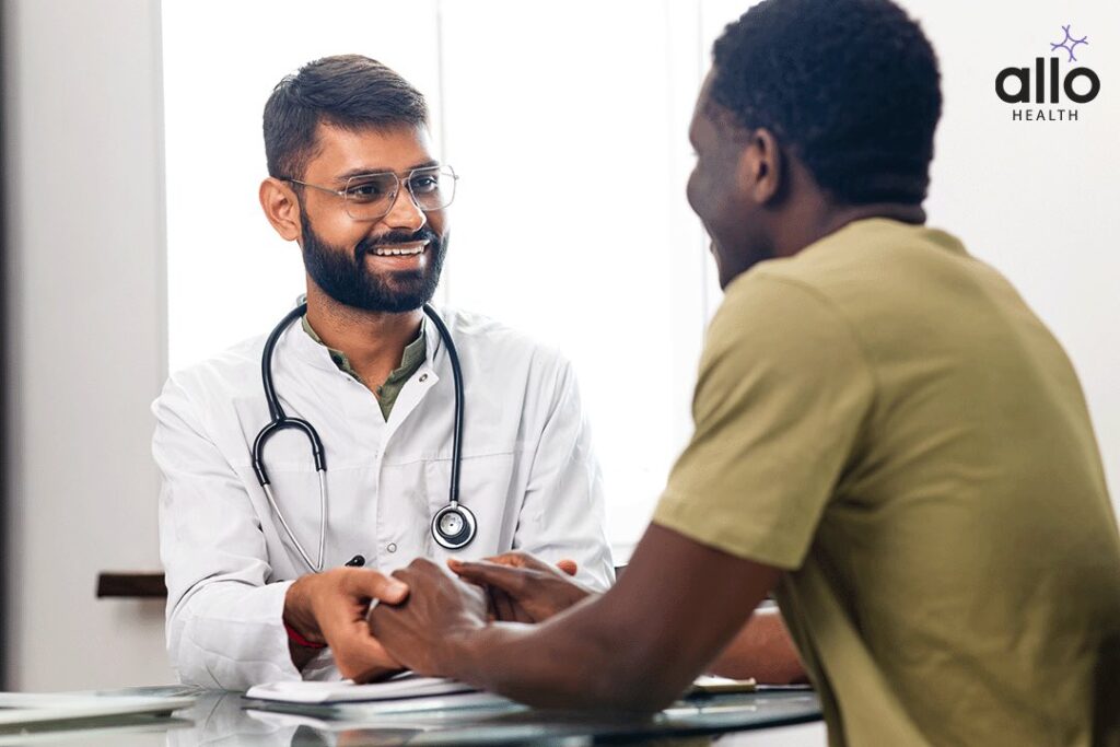 What Does Delayed Ejaculation Mean? 2 doctor treating the patient with delayed ejaculation