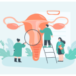 doctors examining the female reproductive system to find out the Types Of Vaginismus