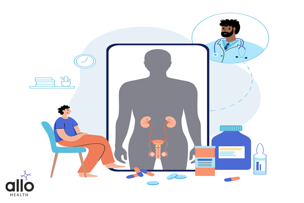 Male Reproductive Organs 2 doctor explaining to patient in mobile screen about the Medical Conditions Affecting Male Reproductive Organs