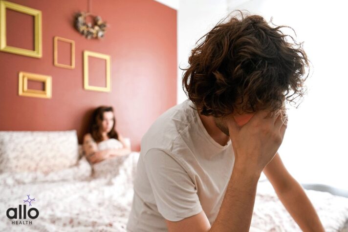 unhappy couple due to Anejaculation in men