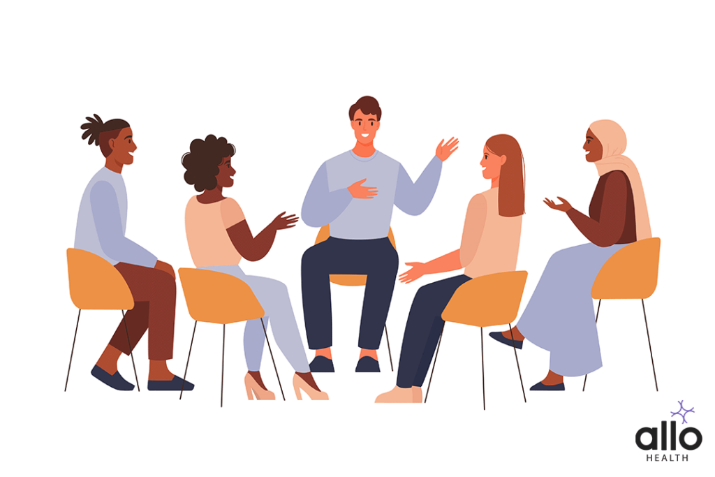 What Is Sexual Orientation? 1 group of people talking about the Causes Behind The Lack Of Understanding Of Sexual Orientation