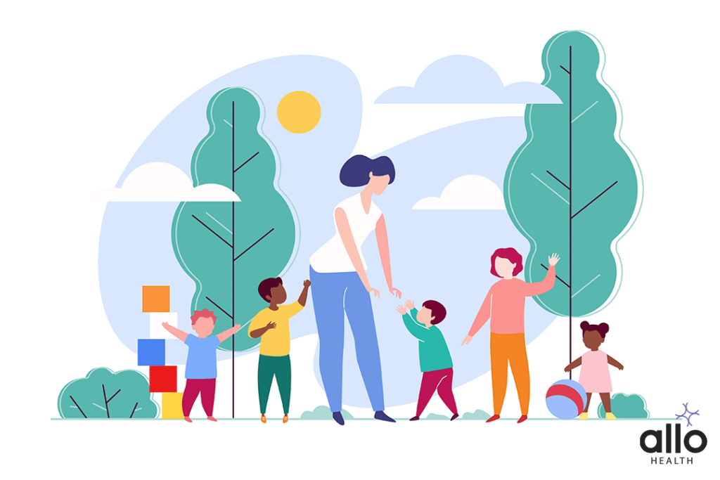 Sex Education For Toddlers: When and How to Start 2 woman playing with kids