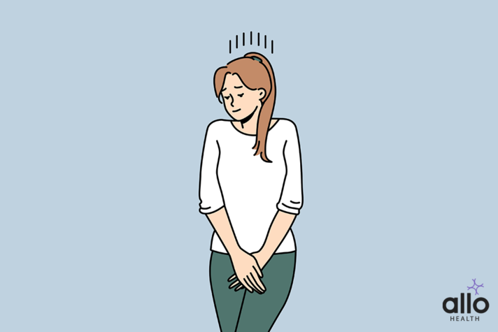 Intimacy and UTIs: Navigating the Connection Between Urinary Tract Infections and Sex 1 women suffering with Urinary Tract Infections