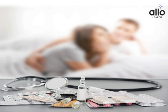 Medication For Erectile Dysfunction: Comprehensive Guide 1 Medication For Erectile Dysfunction with a couple holding each other in the background