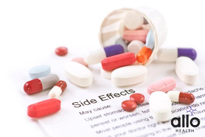 Niftas pills and capsules with side effects information sheet.