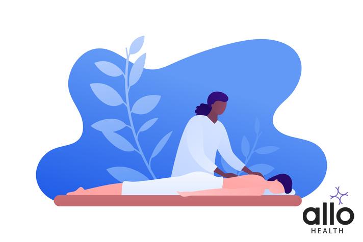 How A Penis Massage Can Enhance Your Sexual Experience Massage therapy concept. Vector flat people illustration. African american woman therapist massaging and patient person lying on couch. Design for health care, wellness.