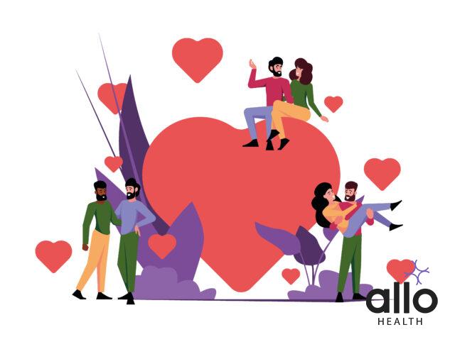 hook up meaning in relationship Valentine day background. Happy couples walking together going to romantic date garish vector lovers in cartoon background. Illustration of couple valentine, girlfriend and boy