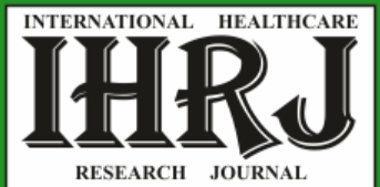 Logo of IHRJ ( International Healthcare Research Journal)