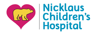 Logo of Nicklaus Children's Hospital Foundation: - Evan M. Zahn, MD, Director of Cardiology at Miami Children’s Hospital: 3 Cardiac Cath Lab procedures  - Danyal Khan, MD, Pediatric Cardiologist at Miami Children’s Hospital: 2 Cardiac Cath Lab procedures